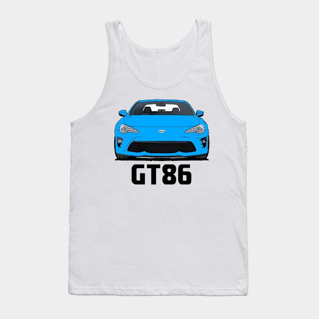 Toyota GT86/Subaru BRZ - Light Blue Tank Top by Woreth